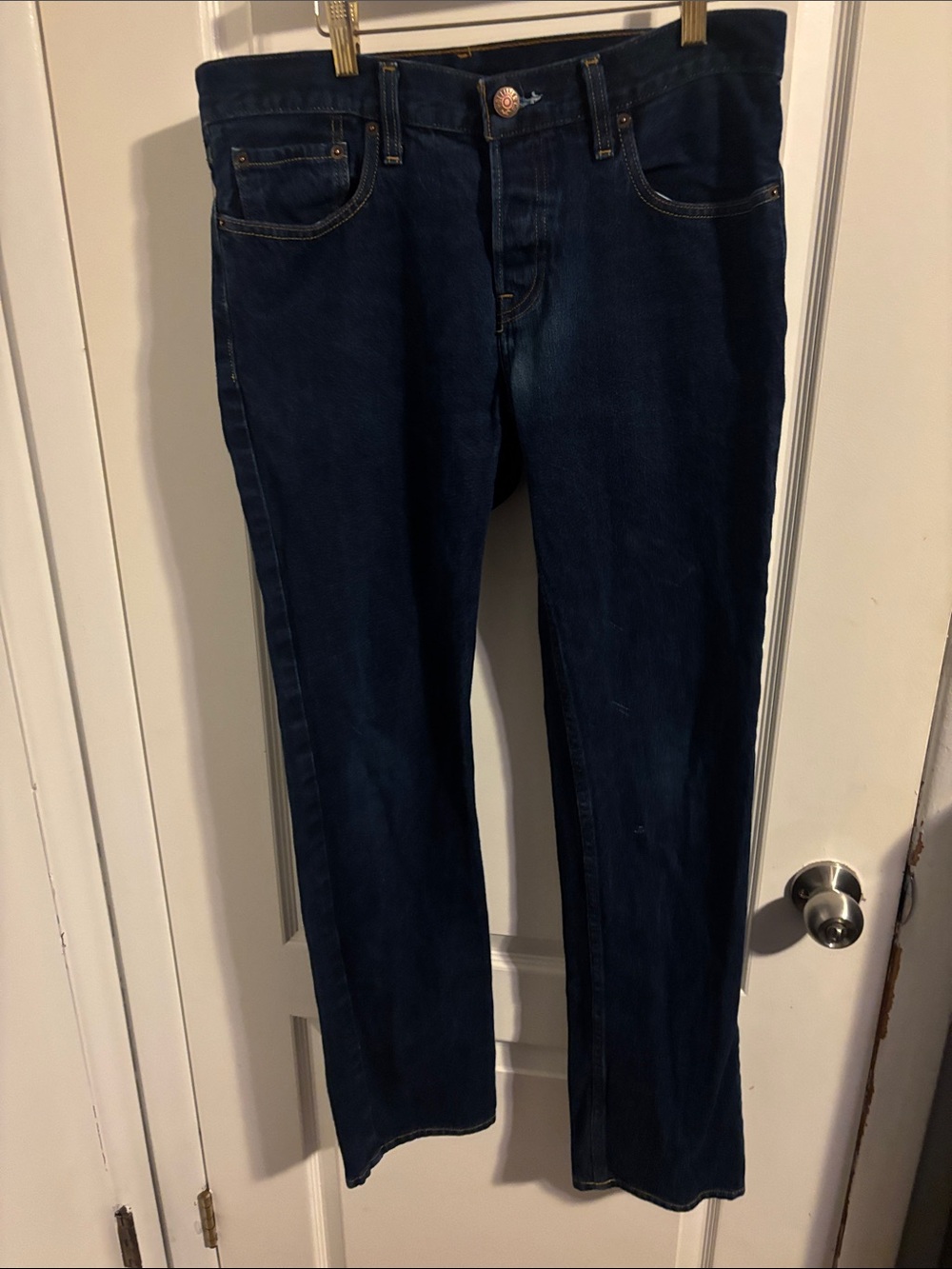 Hollister Men's Deep Indigo Straight Jeans